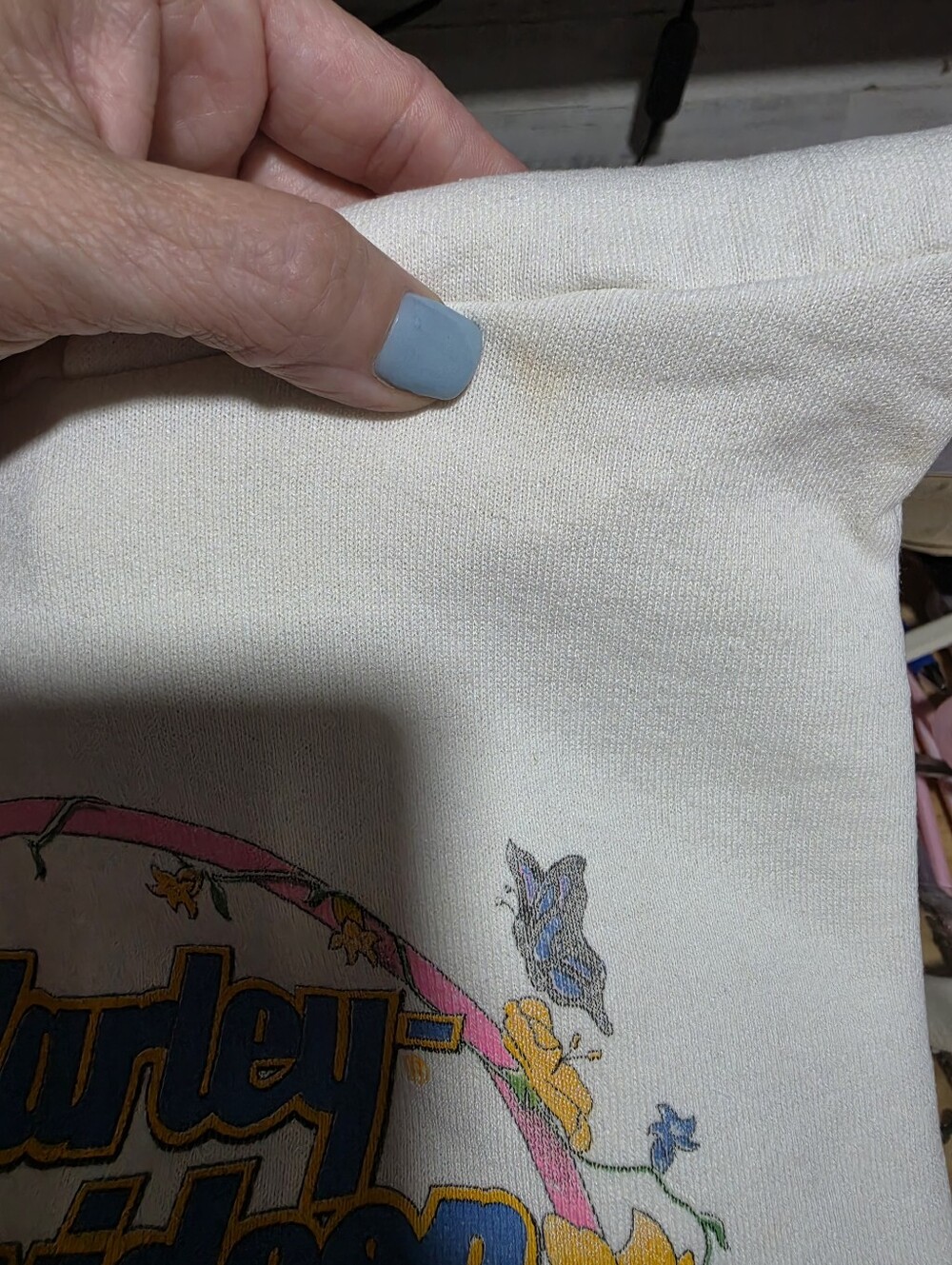 ♡Harley-Davidson Women's White Hoodie Sweatshirt Size Large - Picture 9 of 9